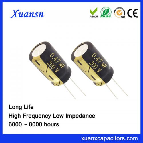0.47UF 200V Radial Capacitor