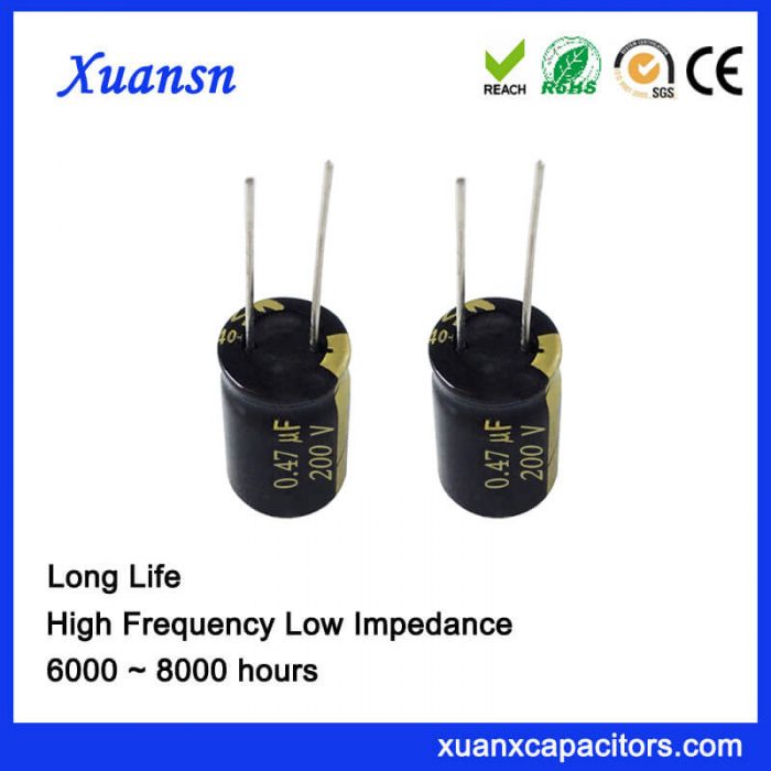0.47UF 200V Radial Capacitor