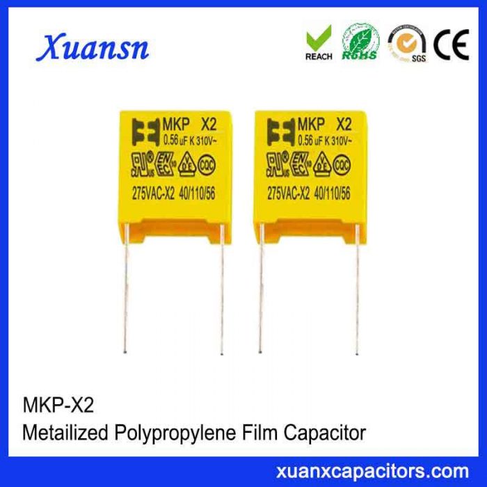 Film capacitor X2