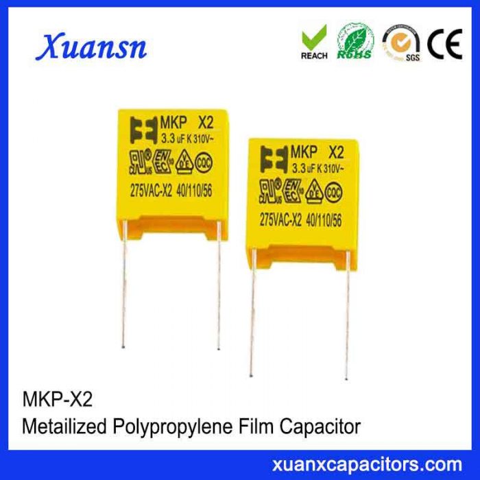 X2 capacitor 3.3uf 275VAC