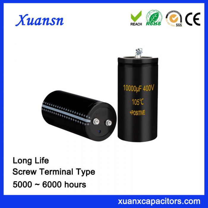 10000UF 400V Screw Terminal Capacitor