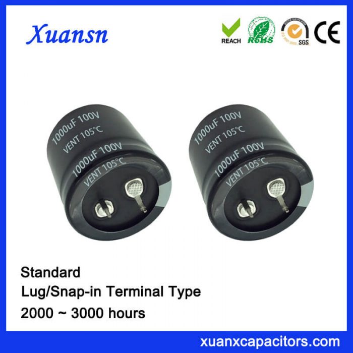 1000UF 100V Electrolytic Capacitor