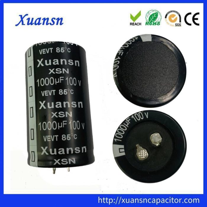 1000uf 100v capacitor