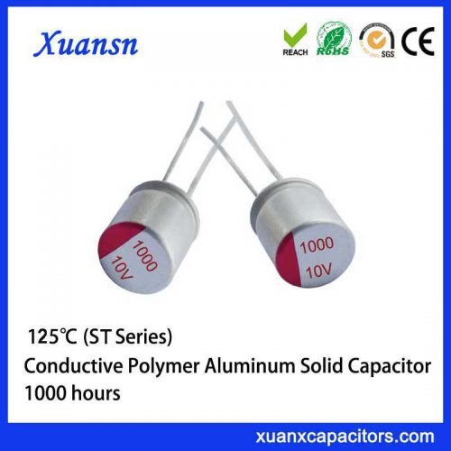 Wide temperature solid capacitor