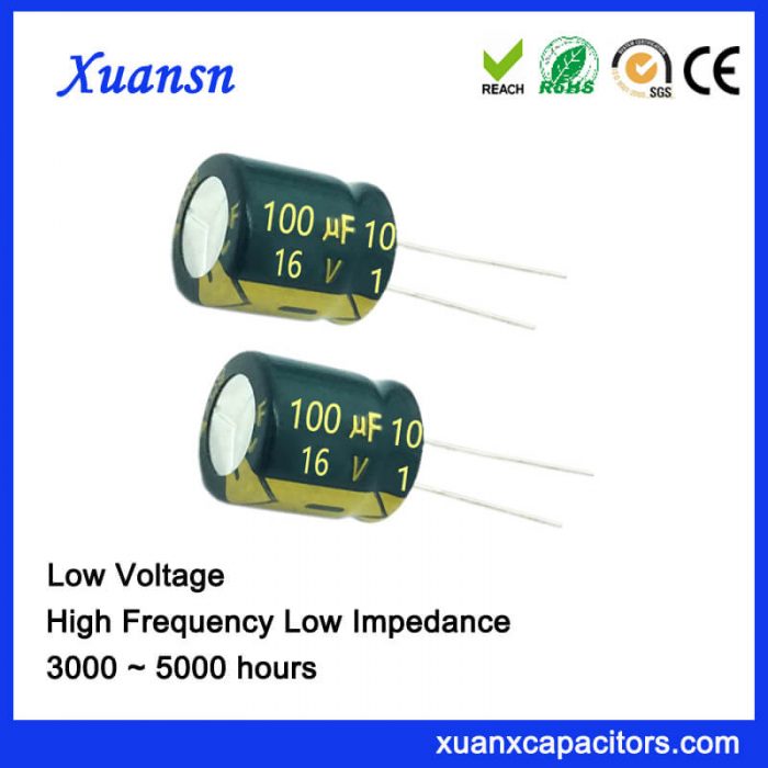 Fan capacitor 100UF 16V
