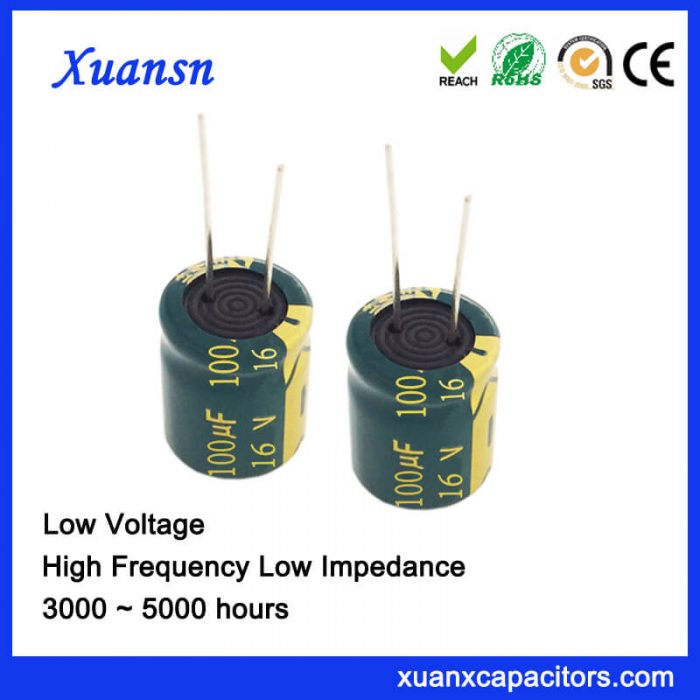 Fan capacitor 100UF 16V
