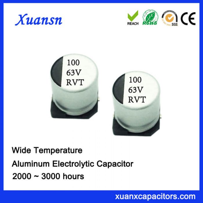100UF 63V SMD Electrolytic Capacitor