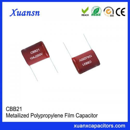104J 250V P=10mm film capacitor