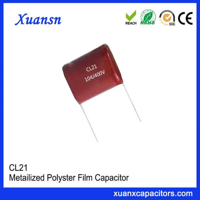 Decoupling Film Capacitor CL21 104J 400V