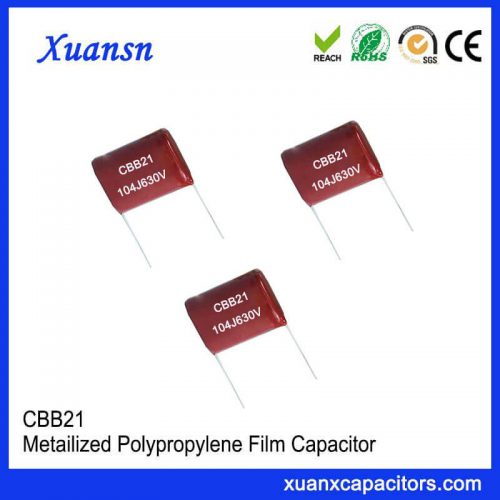 Polypropylene 104J 630V film capacitor