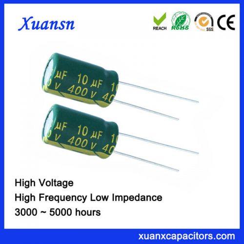 10UF400V High voltage bypass capacitor