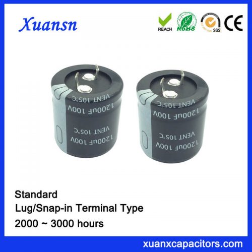 1200UF 100V 105℃ Standard Snap In Capacitor