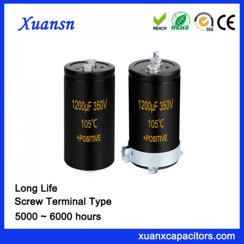 1200UF 350V Screw Terminal Cpacitor