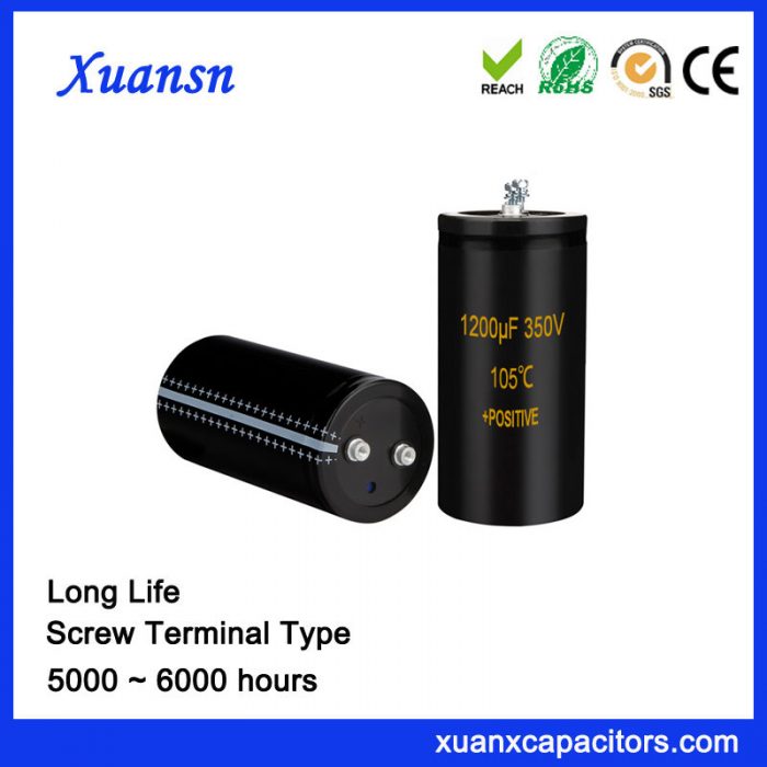 1200UF 350V Screw Terminal Cpacitor