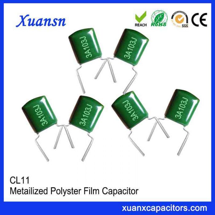 In-line Mylar capacitor CL11