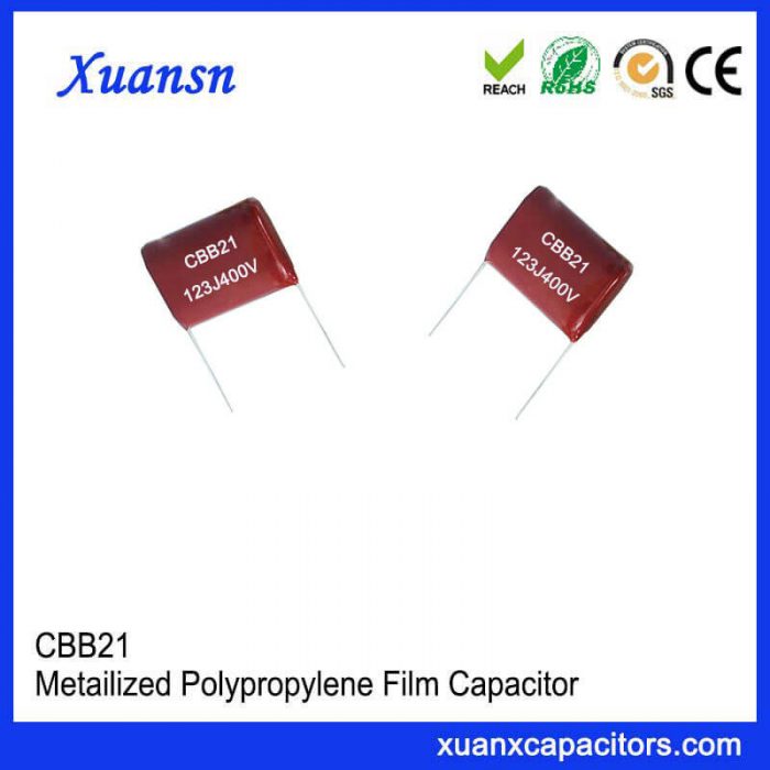 Film capacitor CBB21 123J 400V