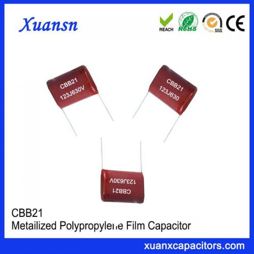 CBB capacitor 630V 123J P=10mm
