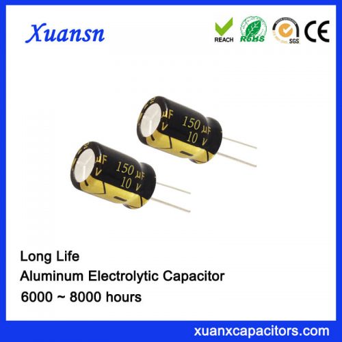 150UF 10V Radial Aluminum Capacitor