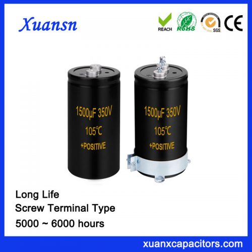 1500UF 350V Screw Terminal Electrolytic Capacitor