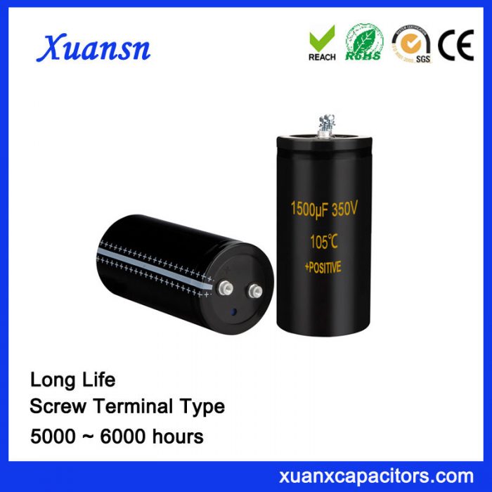 1500UF 350V Screw Terminal Electrolytic Capacitor