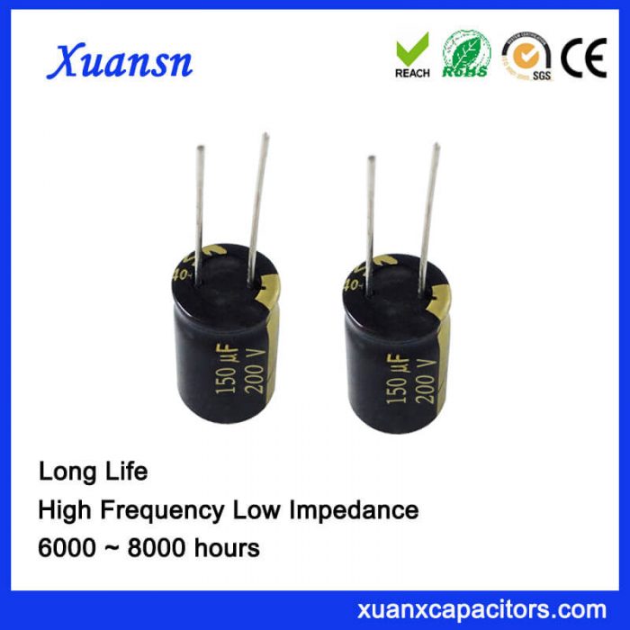 150UF 200V Aluminum Electrolytic Capacitor