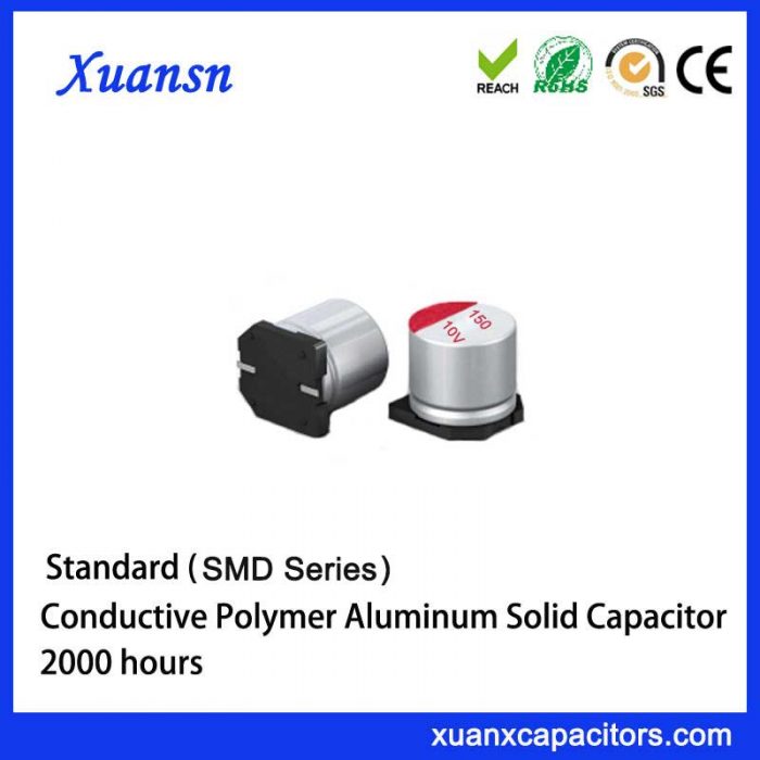 SMD solid aluminum electrolytic capacitors