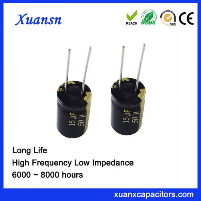 15UF 50V Aluminum Electrolytic Capacitor