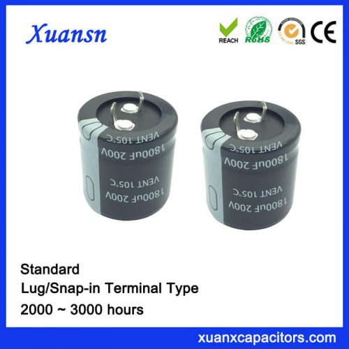 1800UF 200V Standard Snap In Capacitor