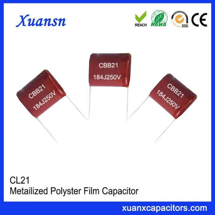 Capacitor CBB21 184J250V