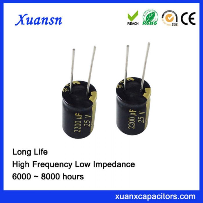 2200UF 25V Electrolytic Capacitor
