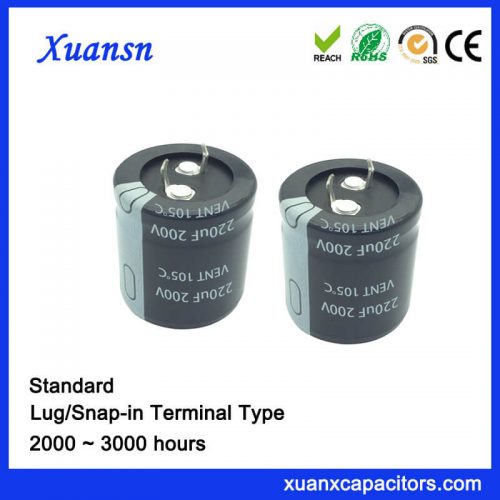 220UF 200V Capacitor Electrolytic
