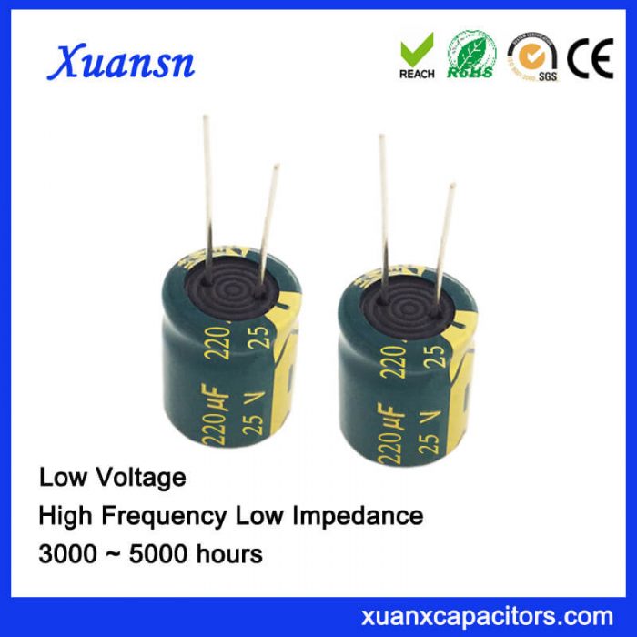220UF 25V Aluminum Electrolytic Capacitor