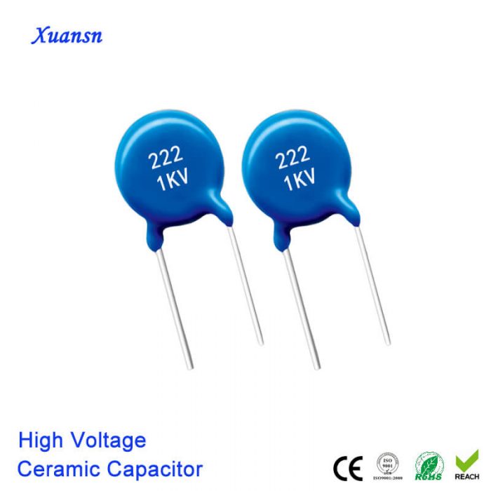 high voltage ceramic capacitor 222K1KV