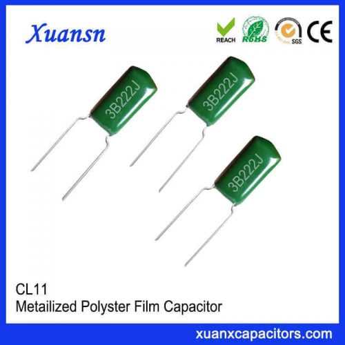 CL11 high voltage polyester capacitor 3B222J