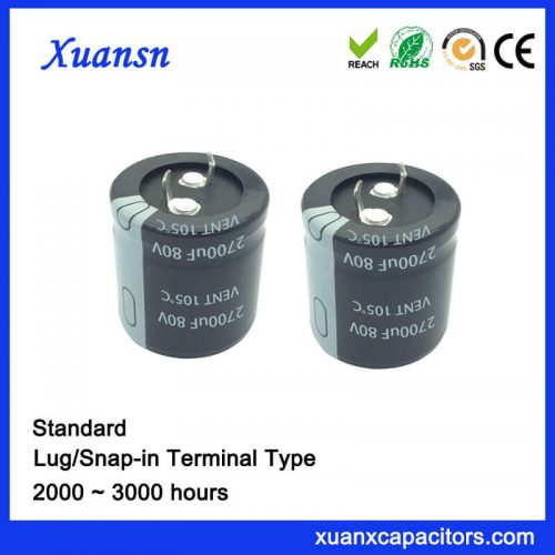 Snap In Capacitor 2700UF 80V