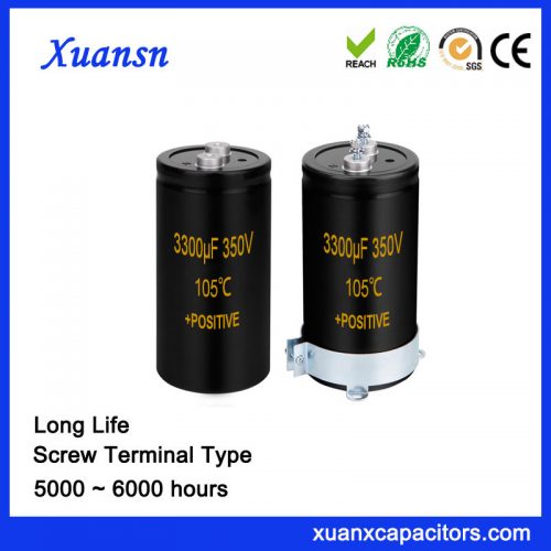 Super Capacitor Screw Terminal 3300UF 350V