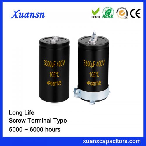 Screw Terminal Capacitor 3300UF 400V