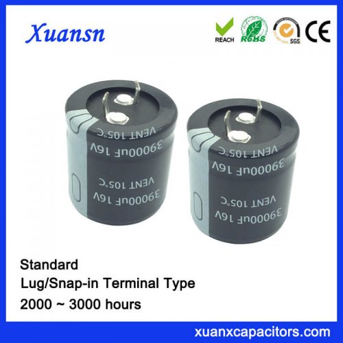 39000UF 16V 105℃ Standard Snap In Capacitor