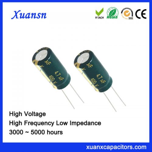 New Original 4.7 UF400V Electrolytic Capacitor
