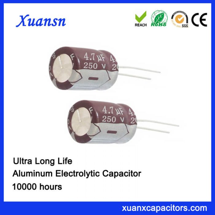4.7UF 250V Electrolytic Capacitor