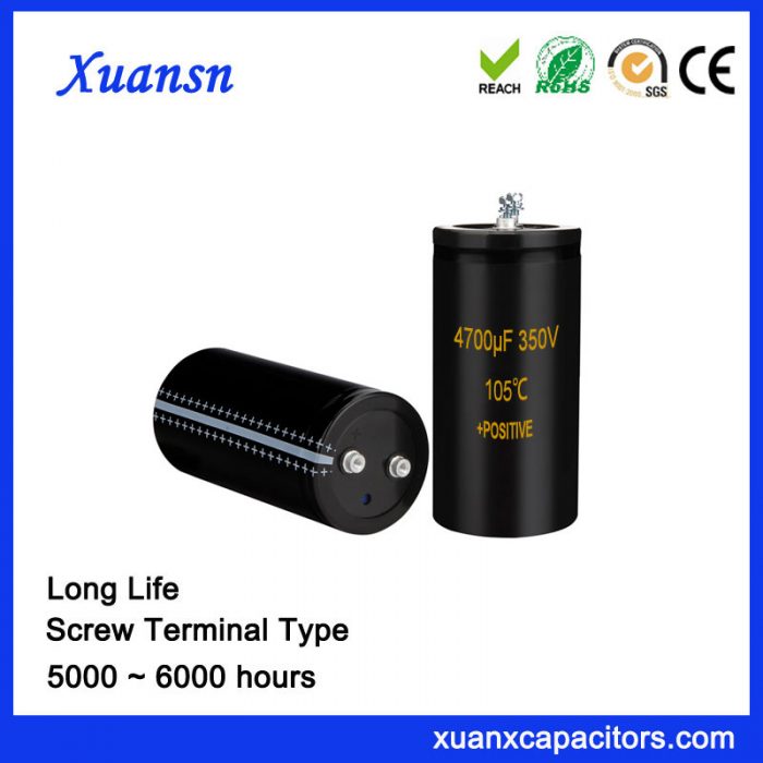 4700UF 350V Screw Terminal Type Capacitor