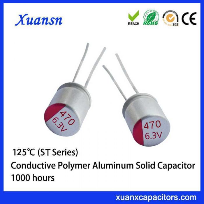 solid aluminum electrolytic capacitors