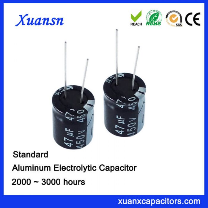 Standard 47uf 450v Electrolytic Capacitor