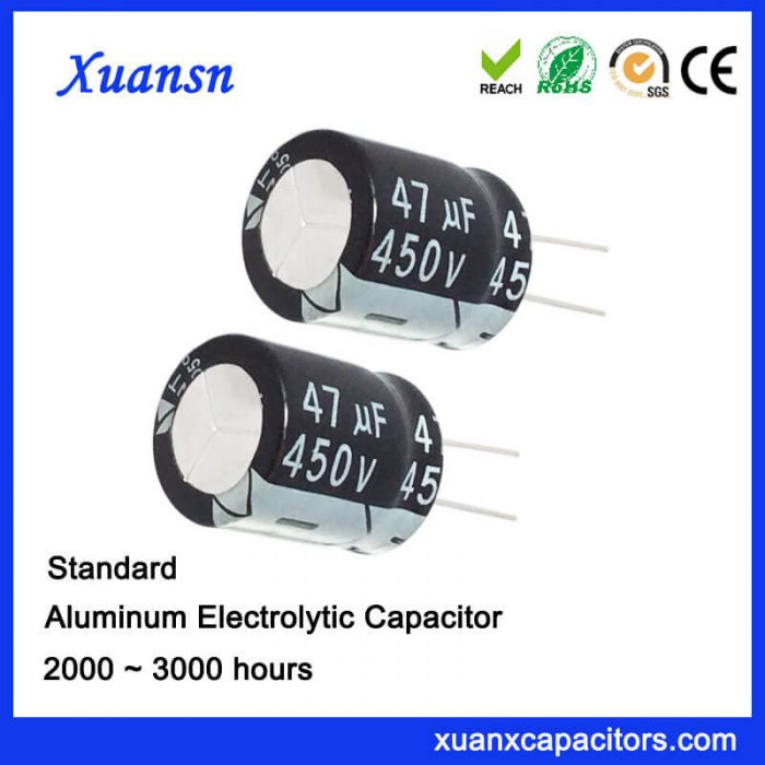 47UF 450V Electrolytic Capacitor