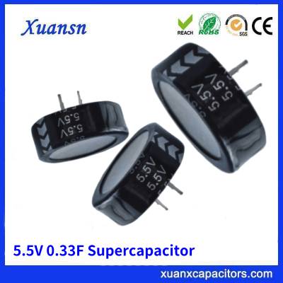 5.5V 0.33F Supercapacitors