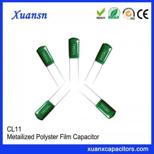 CL11 polyester film polyester capacitor 334J50V