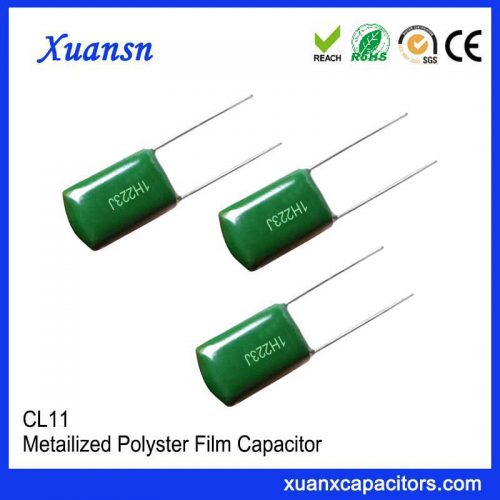 CL11 high voltage polyester capacitor 223J50V