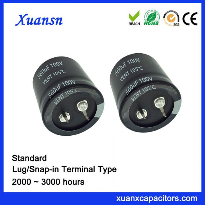 560UF 100V Aluminum Electrolytic Capacitor