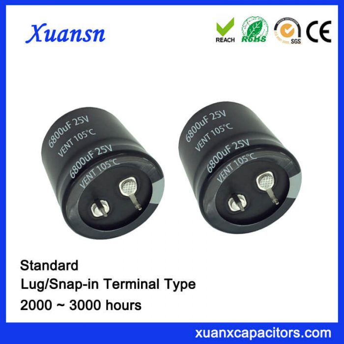 6800uf 25v capacitor