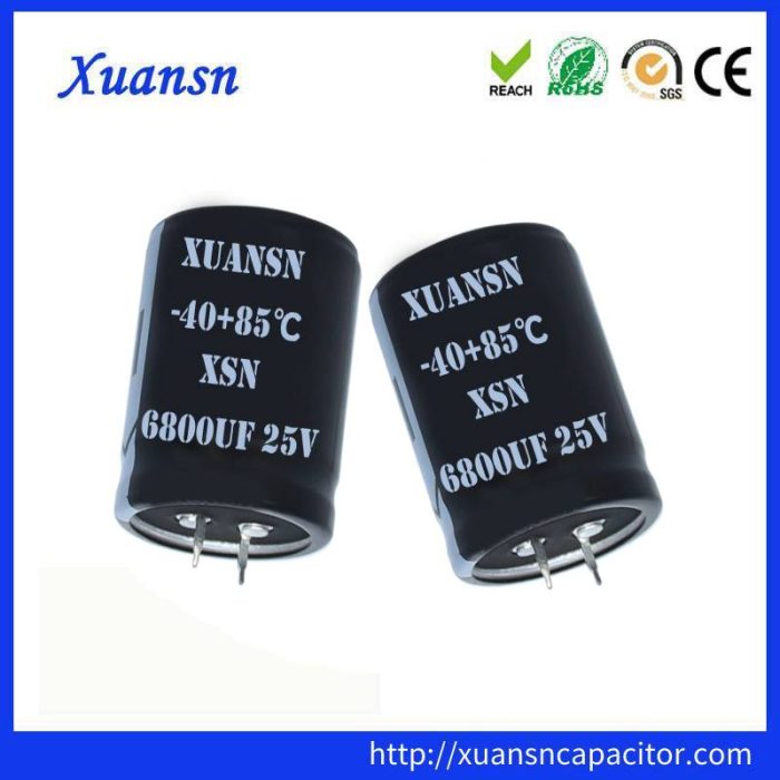 Capacitor 6800uf 25v